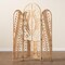 Bali & Pari Nadra Modern Bohemian Natural Brown Rattan Room Divider 236-13257-ZORO - alternate 5